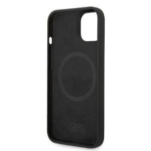 Оригинален твърд гръб KARL LAGERFELD Silicone Choupette KLHMP14MSNCHBCK MagSafe - iPhone 14 Plus черен - Img 7