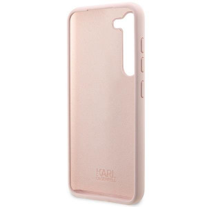 Оригинален твърд гръб KARL LAGERFELD Silicone Ikonik KLHCS23MSNIKBCP - Samsung Galaxy S23+ розов - Img 7