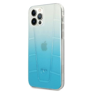 Оригинален твърд гръб MERCEDES Clear MEHCP12MCLGBL - iPhone 12 / 12 Pro син - Img 2
