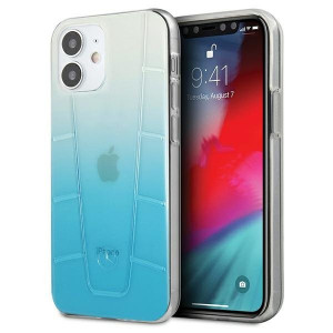 Оригинален твърд гръб MERCEDES Clear MEHCP12SCLGBL - iPhone 12 mini син - Img 1