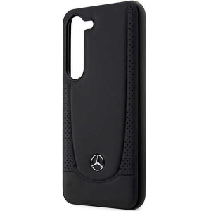 Оригинален твърд гръб MERCEDES Leather Urban MEHCS23SARMBK - Samsung Galaxy S23+ черен - Img 6