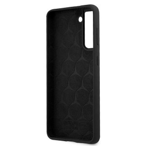 Оригинален твърд гръб MERCEDES Silicone MEHCS21 5GSSILBK - Samsung Galaxy S21 5G черен - Img 7