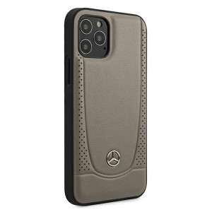 Оригинален твърд гръб MERCEDES Urban MEHCP12LARMBR - iPhone 12 Pro Max кафяв - Img 4