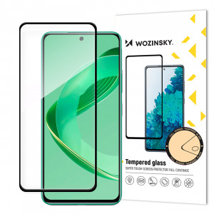 Плосък закален стъклен протектор 9H WOZINSKY - Huawei Nova 11 SE с черна рамка - Img 1