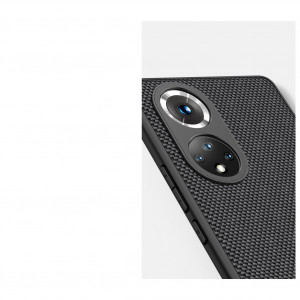 Подсилен гръб с гел рамка NILLKIN Textured - Honor 50 Pro черен - Img 12