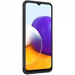 Подсилен гръб с гел рамка NILLKIN Textured - Samsung Galaxy A22 черен - Img 6