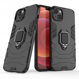 Подсилен гръб с магнитна стойка Ring Armor - iPhone 14 Pro Max черен - Img 2