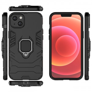 Подсилен гръб с магнитна стойка Ring Armor - iPhone 14 Pro Max черен - Img 6