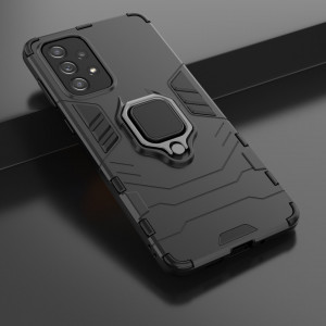 Подсилен гръб с магнитна стойка Ring Armor - Samsung Galaxy A73 5G черен - Img 7