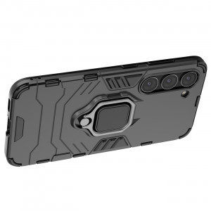 Подсилен гръб с магнитна стойка Ring Armor - Samsung Galaxy S23 черен - Img 7