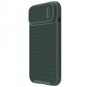 Подсилен гръб с подвижно покритие за камерата NILLKIN Textured S MagSafe - iPhone 14 зелен - Img 2