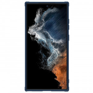 Подсилен гръб с подвижно покритие за камерата NILLKIN Textured S - Samsung Galaxy S23 Ultra син - Img 3