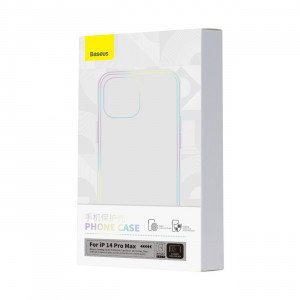 Подсилен гръб BASEUS Corning Case и стъклен протектор - iPhone 14 Pro Max прозрачен - Img 5