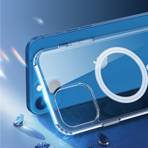 Подсилен гръб DUX DUCIS Clin MagSafe - iPhone 14 Plus прозрачен - Img 6