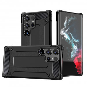 Подсилен гръб Hybrid Armor - Samsung Galaxy S24 Ultra черен - Img 1