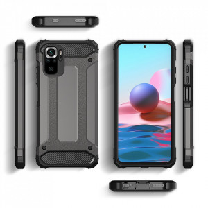 Подсилен гръб Hybrid Armor - Xiaomi Redmi Note 11 Pro / 11 Pro 5G / 11E Pro черен - Img 3