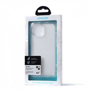 Подсилен гръб JOYROOM Defender със стойка - iPhone 14 (JR-14H1) прозрачен - Img 5