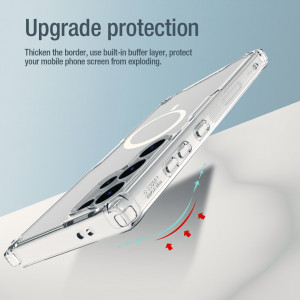 Подсилен гръб NILLKIN Nature Pro MagSafe - Samsung Galaxy S24 Ultra бял - Img 13