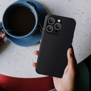Подсилен гръб NILLKIN Super Frosted Shield Pro - iPhone 14 Pro Max черен - Img 17