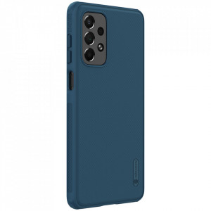 Подсилен гръб NILLKIN Super Frosted Shield Pro - Samsung Galaxy A73 5G син - Img 4
