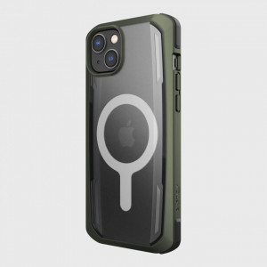 Подсилен гръб Raptic X-Doria Secure MagSafe - iPhone 14 зелен - Img 10