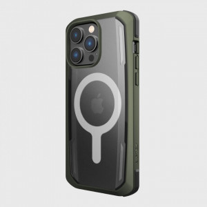 Подсилен гръб Raptic X-Doria Secure MagSafe - iPhone 14 Pro зелен - Img 5