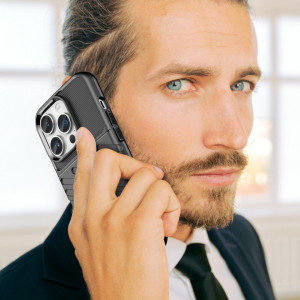 Подсилен гръб Thunder - iPhone 14 Pro Max черен - Img 7