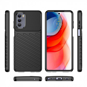 Подсилен гръб Thunder - Moto g stylus 2022 черен - Img 8