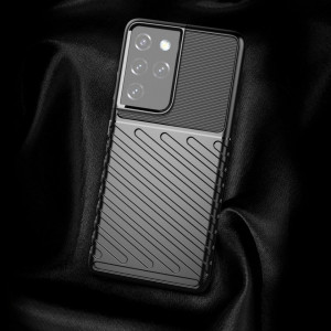 Подсилен гръб Thunder - Samsung Galaxy S22 Ultra черен - Img 3