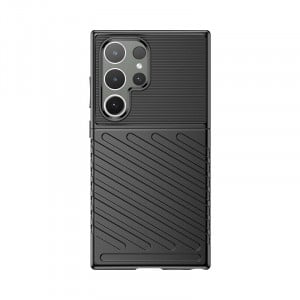 Подсилен гръб Thunder - Samsung Galaxy S24 Ultra черен - Img 1