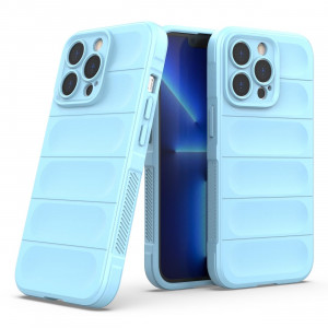 Подсилен гъвкав гръб Magic Shield - iPhone 13 Pro Max светлосин - Img 7