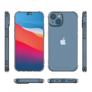 Подсилен силиконов гръб WOZINSKY Anti Shock - iPhone 14 Plus прозрачен - Img 7