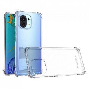 Подсилен силиконов гръб WOZINSKY Anti Shock Military Grade - Xiaomi Mi 11 прозрачен - Img 1