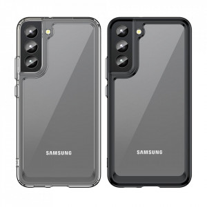 Прозрачен гръб с гел рамка Outer Space - Samsung Galaxy S22+ син - Img 6