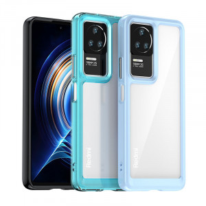 Прозрачен гръб с гел рамка Outer Space - Xiaomi Poco F4 син - Img 4