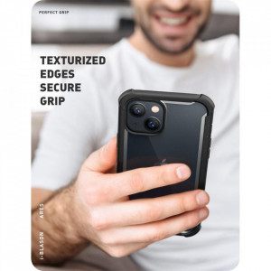 Прозрачен калъф 360° с черна рамка SUPCASE Iblsn Ares - iPhone 14 Plus - Img 10