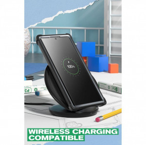 Прозрачен калъф 360° с черна рамка SUPCASE Iblsn Ares - Samsung Galaxy S22 Ultra - Img 8