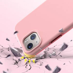 Противоударен гръб CHOETECH MFM Anti-drop MagSafe - iPhone 13 розов - Img 3