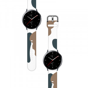 Силиконова каишка Moro - Samsung Galaxy Watch4 Classic 46mm (1) камуфлаж - Img 2