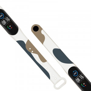 Силиконова каишка Moro - Xiaomi Mi Band 3 / Band 4 (12) камуфлаж - Img 2