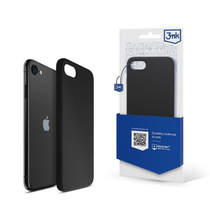 Силиконов гръб 3mk Silicone - iPhone 7 / 8 / SE (2nd gen) / SE (3rd gen) черен - Img 2