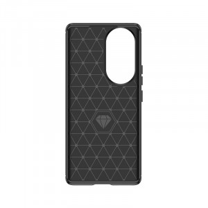 Силиконов гръб Carbon - Honor 90 черен - Img 5