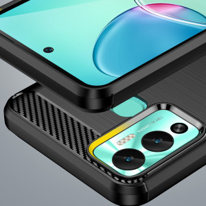 Силиконов гръб Carbon - Infinix Hot 12 Play NFC / Hot 12 Play черен - Img 6