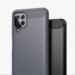 Силиконов гръб Carbon - Samsung Galaxy A22 черен - Img 7