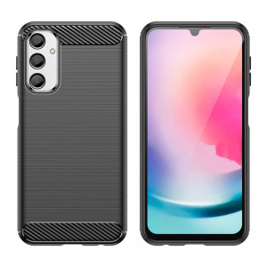 Силиконов гръб Carbon - Samsung Galaxy M34 черен - Img 3