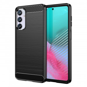 Силиконов гръб Carbon - Samsung Galaxy M54 черен - Img 1