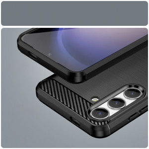 Силиконов гръб Carbon - Samsung Galaxy S24 черен - Img 12