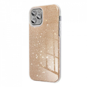 Силиконов гръб FORCELL Shining - Huawei P40 lite / nova 7i златист - Img 5
