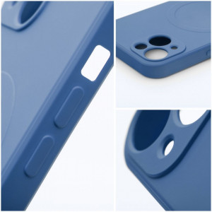 Силиконов гръб Silicone Mag Cover - iPhone 12 Pro Max син - Img 5