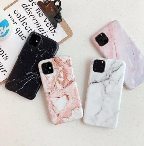 Силиконов гръб WOZINSKY Marble - Samsung Galaxy S21+ 5G черен - Img 3